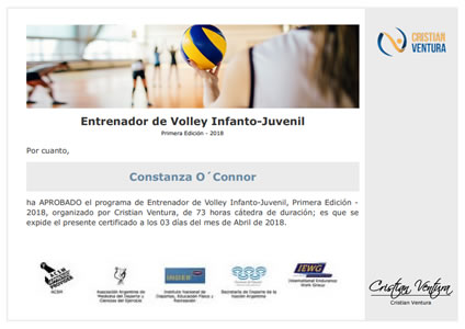 Certificado Final de Aprobación
