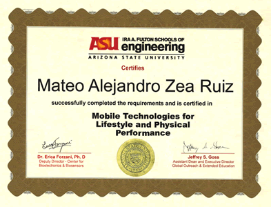 Mobile Technologies for Lifestyle and Physical Performance