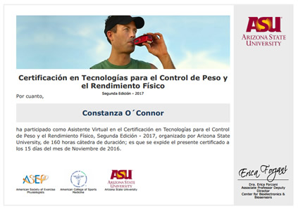 Certificado Final de Asistencia