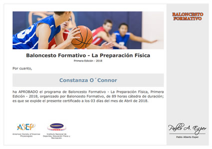 Certificado Final de Aprobación