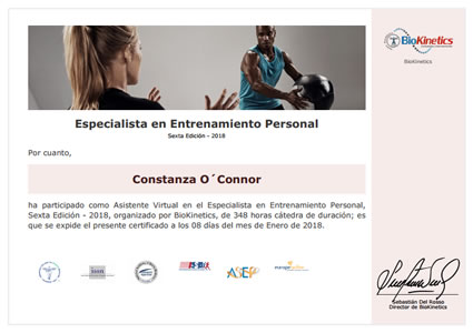 Certificado Final de Aprobación