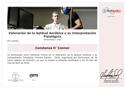 Certificado Final de Asistencia