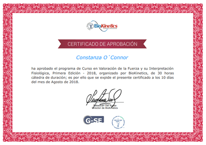 Certificado Final de Aprobación