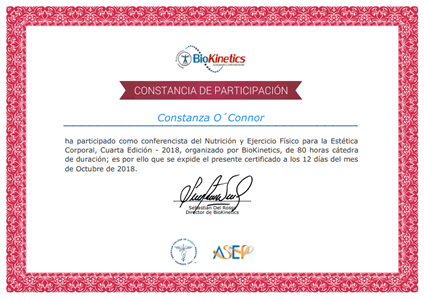 Certificado Final de Aprobación