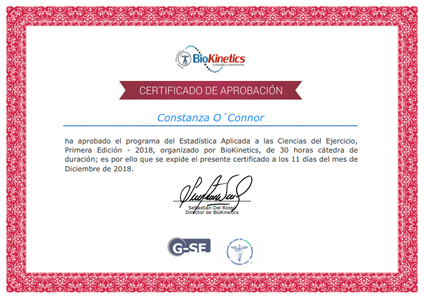Certificado Final de Aprobación