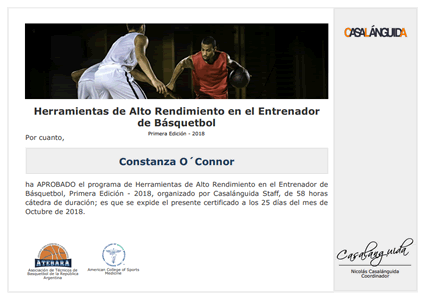 Certificado Final de Aprobación