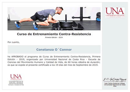 Certificado Final de Aprobación
