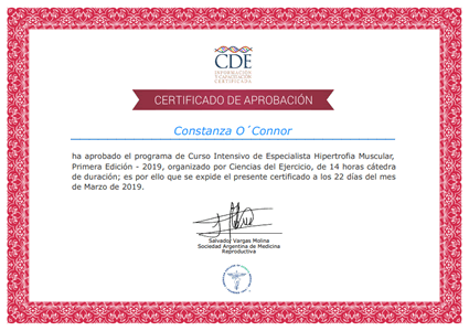 Certificado de Aprobación - Salvador Vargas Molina