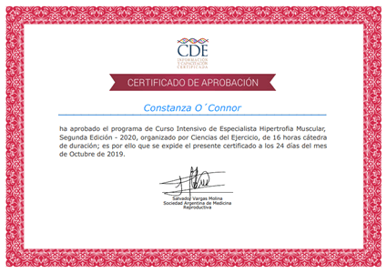 Certificado de Aprobación - Salvador Vargas Molina