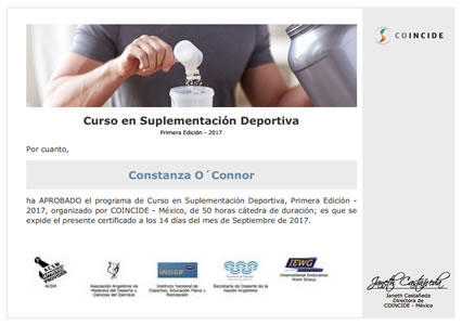 Certificado Final de Aprobación