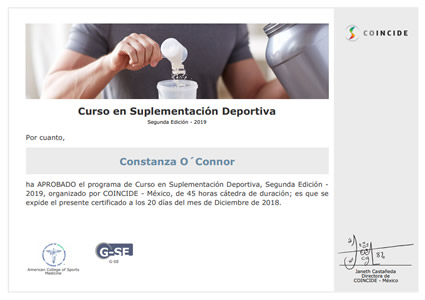 Certificado Final de Aprobación