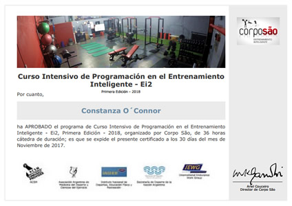 Certificado Final de Aprobación