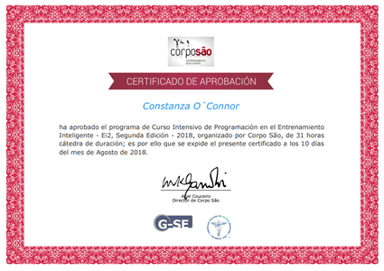 Certificado Final de Aprobación