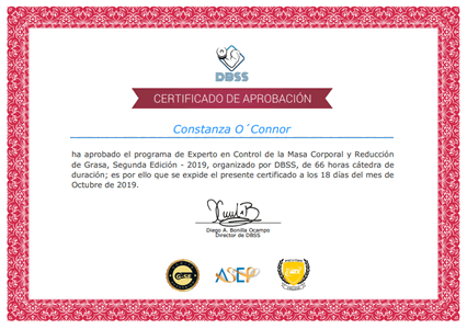 Certificado Final de Aprobación