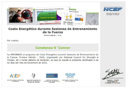 Certificado Final de Asistencia