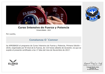 Certificado Final de Aprobación