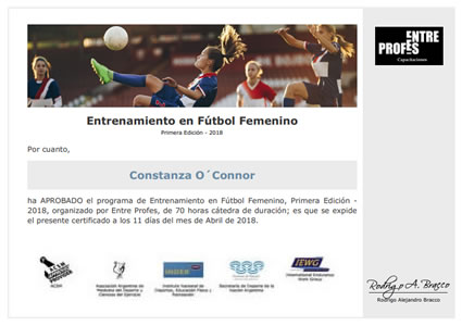Certificado Final de Aprobación