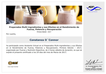 Certificado Final de Asistencia