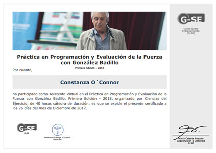 Certificado Final de Aprobación