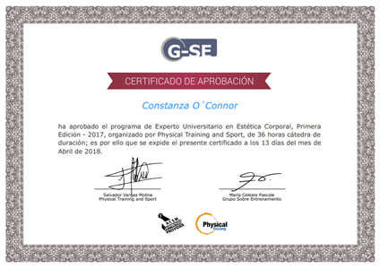 Certificado Final de Aprobación
