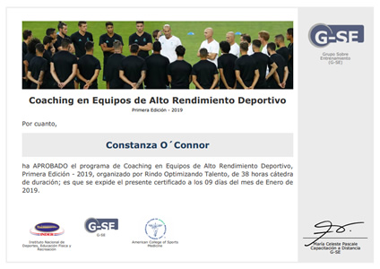 Certificado Final de Aprobación