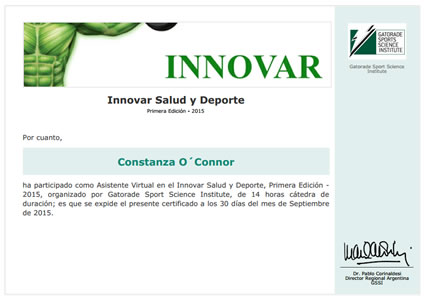 Certificado Final de Asistencia
