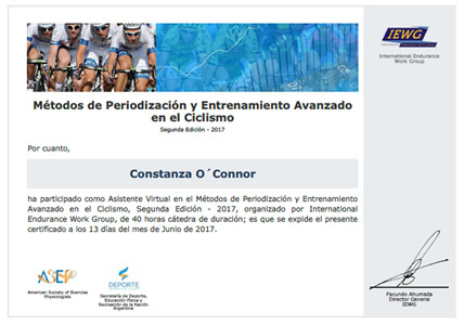 Certificado Final de Asistencia