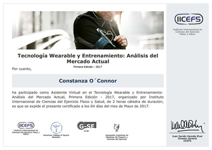 Certificado Final de Asistencia
