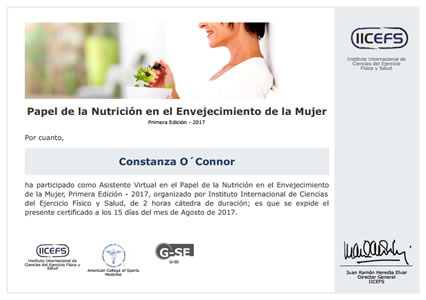 Certificado Final de Asistencia