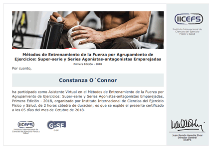 Certificado Final de Asistencia