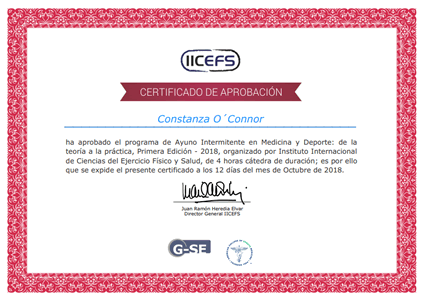 Certificado Final de Asistencia