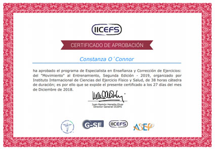 Certificado Final de Aprobación