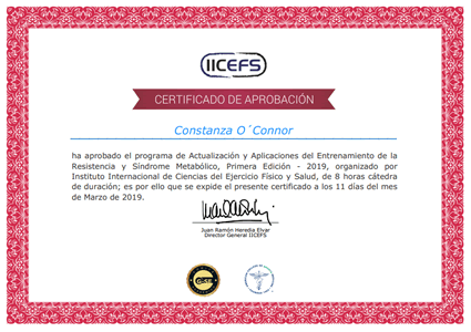 Certificado Final de Aprobación