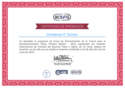Certificado Final de Aprobación