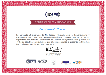 Certificado Final de Aprobación