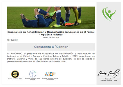 Certificado Final de Aprobación