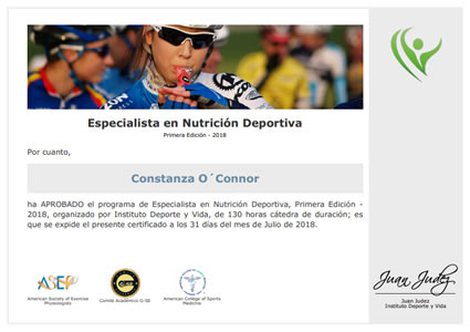 Certificado Final de Aprobación