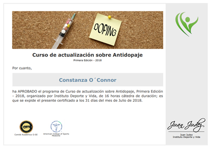 Certificado Final de Aprobación