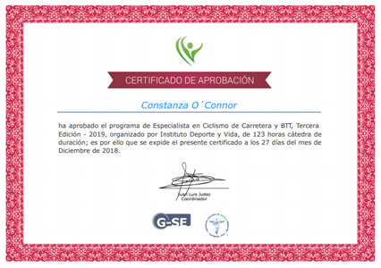 Certificado Final de Aprobación