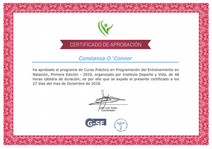 Certificado Final de Aprobación
