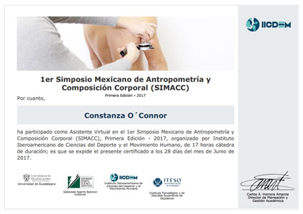 Certificado Final de Asistencia