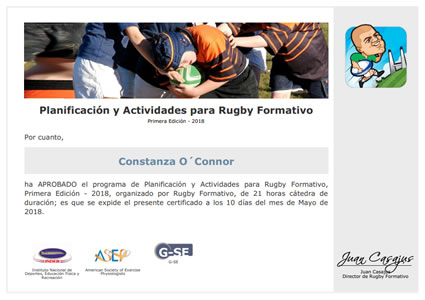 Certificado Final de Aprobación