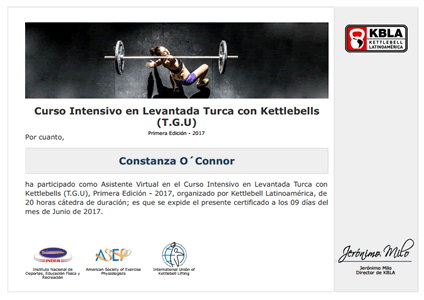 Certificado Final de Asistencia