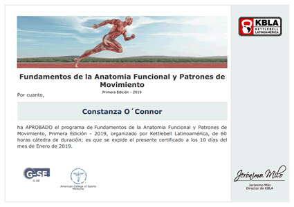 Certificado Final de Aprobación