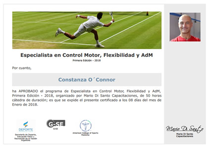Certificado Final de Aprobación