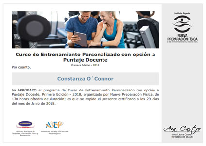 Certificado Final de Aprobación