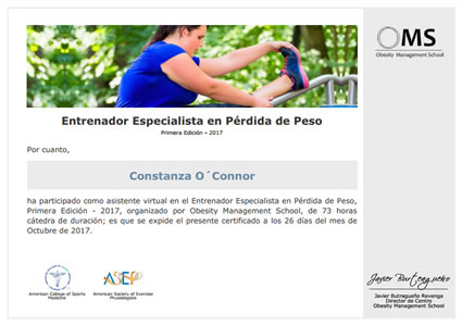 Certificado Final de Aprobación