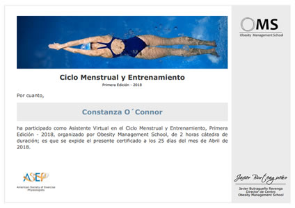 Certificado Final de Asistencia