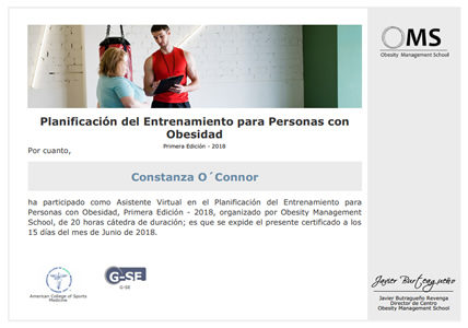 Certificado Final de Asistencia