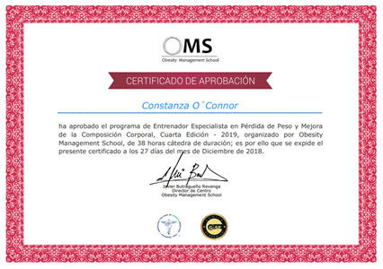 Certificado Final de Aprobación